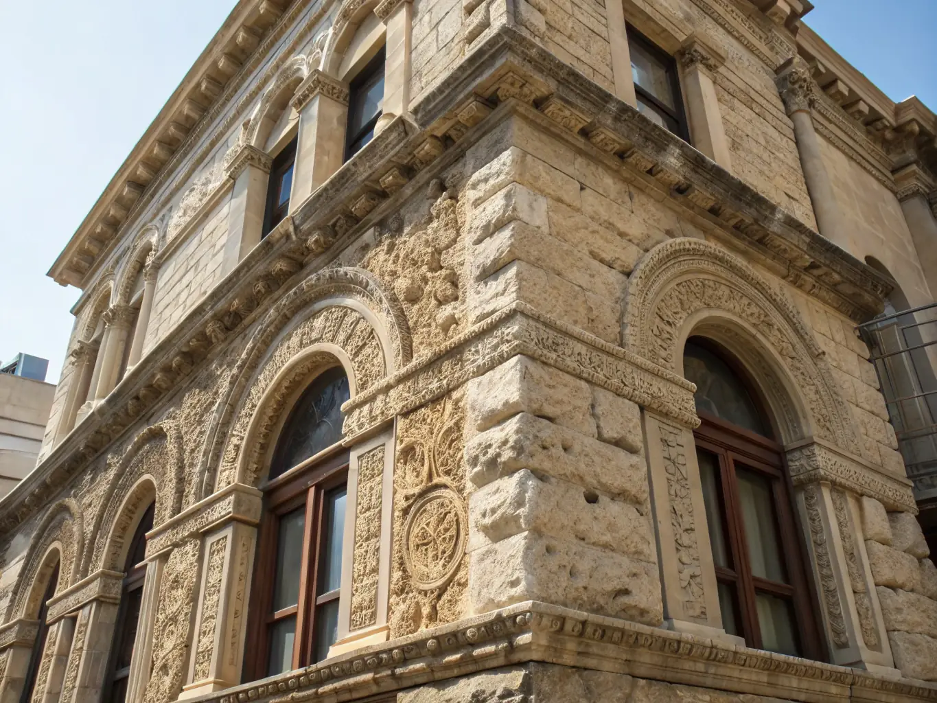 A beautifully restored old stone building in Ladapeyre, showcasing traditional architecture, with a focus on its historical significance and the restoration process.